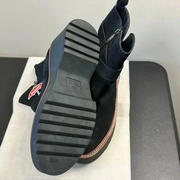 Blondo Giovanni Waterproof Women's Boots size 10 Black nubuck upper - Picture 10 of 13